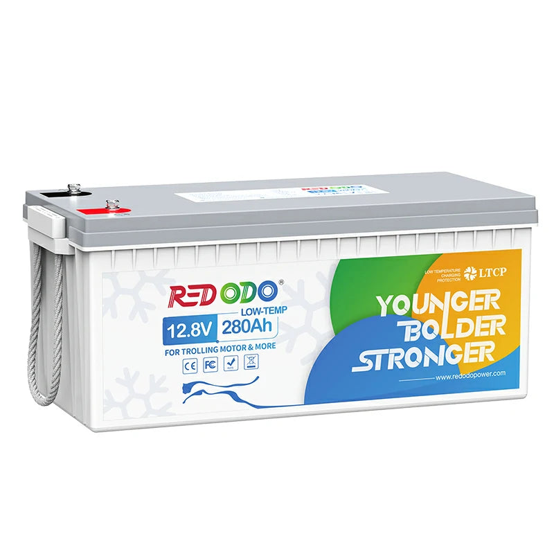 Redodo 12V 280Ah Low Temp Tiefzyklus LiFePO4 Batterie redodopower-de